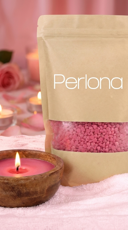 Perlona perlas de vela color Rosa — febrero, San Valentín