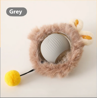 FuzzChase Self-Rolling Plush Ball