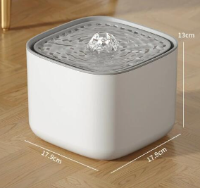 CrystalFlow Filtered Water Fountain