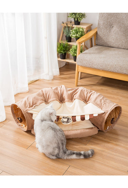 CozyCave 3-in-1 Bed, Tunnel & Tent